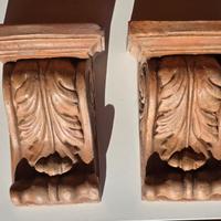 Porta mensole da muro in terracotta