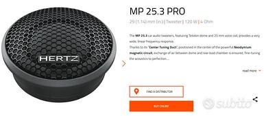 Tweeter Hertz MP25.3  Mille Pro