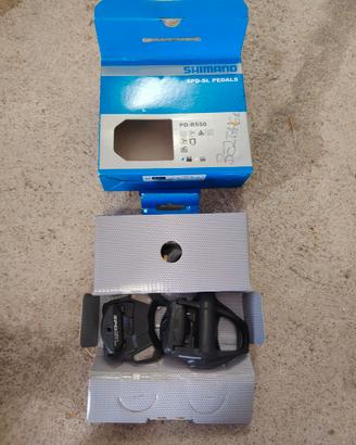 Pedale shimano PD-R550 SPD-SL (nuovo mai usato)