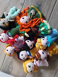 principesse Disney uncinetto amigurumi