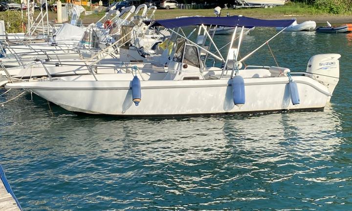 Barca Petteruti con Suzuki 140