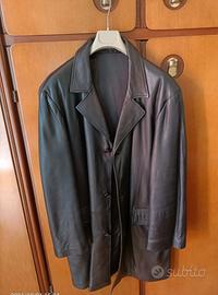 cappotto in pelle Nuovo TG 52
