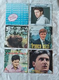 Dischi n.6 artisti vari 45 giri vintage 