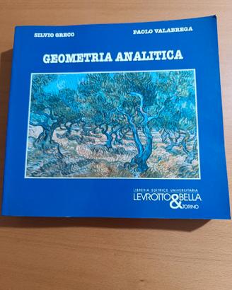 Geometria Analitica Greco Valabrega Levrotto e Bel
