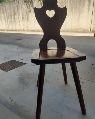 Sedia legno massiccio