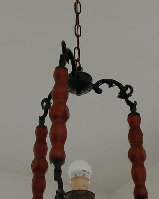 Lampadario rustico