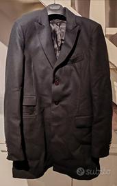 Cappotto Mangano Nero Uomo 