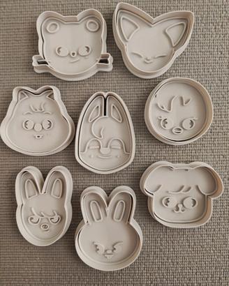 Set 8 Stampini / Tagliabiscotti SKZOO / Stray Kids