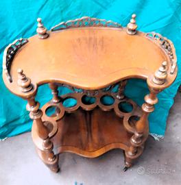 carrello bar a fagiolo stile vittoriano