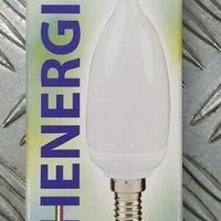 10 Lampadine CFL E14 7W FIAMMA COLPO DI VENTO LUCE