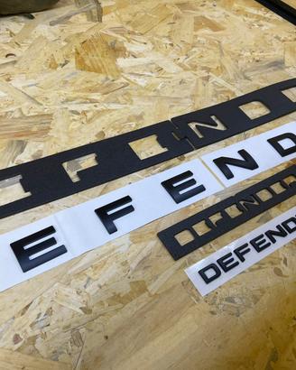 Scritte DEFENDER dal 2020 nuovo modello