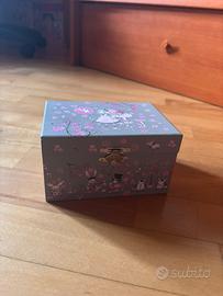 Carillon porta gioie con ballerina girevole