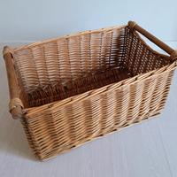 Cesta in vimini naturale 