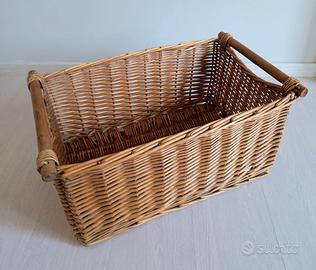 Cesta in vimini naturale 