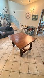 Tavolo antico in legno massello da restaurare