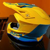 Casco Cross Just1 J18 Pulse giallo-blu