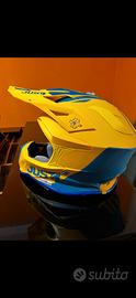 Casco Cross Just1 J18 Pulse giallo-blu