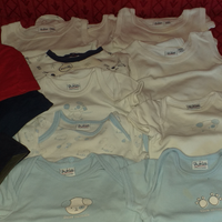 Body neonato mis3/6/8 mesi misti 12 pezzi + lenzuo