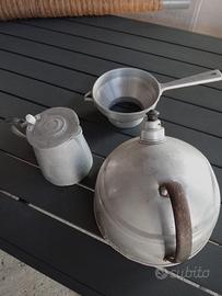 oggetti  da cucina vintage  alluminio 