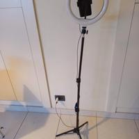 Ring light Cavalletto tripiede per selfie e foto