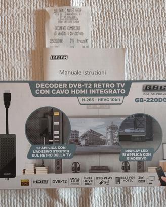 DECODER TV - DVB T2