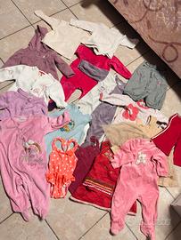 Lotto abbigliamento bimba 12 mesi