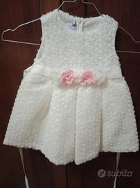 vestito battesimo taglia 18