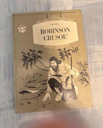 Robinson Crusoè - libro vintage