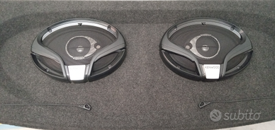 Casse Kenwood + Cappelliera Originale Fiat Punto