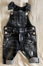 Salopette in jeans Dsquared2 Dungarees 6 mesi