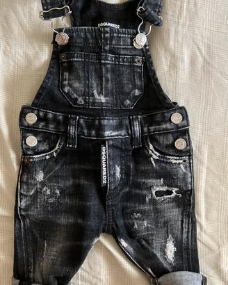 Salopette in jeans Dsquared2 Dungarees 6 mesi