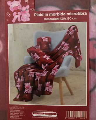 plaid  in microfibra  (nuovo)