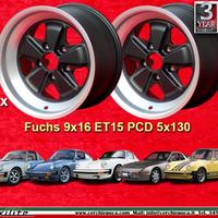 2 pz cerchi Porsche Fuchs 9x16 ET15 5x130