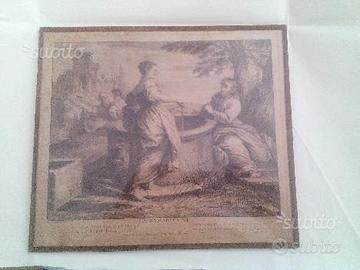 Litografia n. veughels dal titolo "la samaritane"