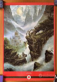 POSTER CENTENARIO TOLKIEN 1992 CENTENARY JOHN HOWE