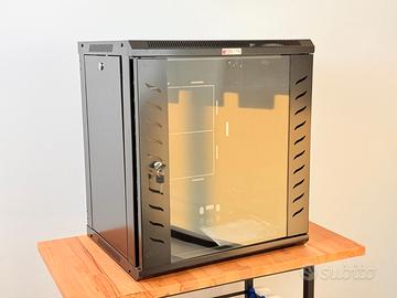 Armadio Rack 19" a Muro 12U Techly FP-4512BK Nero