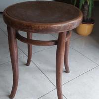 Sgabello in legno autentico thonet in buone condiz