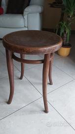 Sgabello in legno autentico thonet in buone condiz
