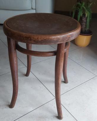 Sgabello in legno autentico thonet in buone condiz