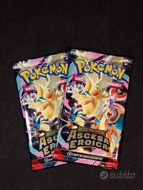 🎁 x2 bustine carte pokémon sealed ita+omaggi🎁 