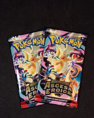 🎁 x2 bustine carte pokémon sealed ita+omaggi🎁 