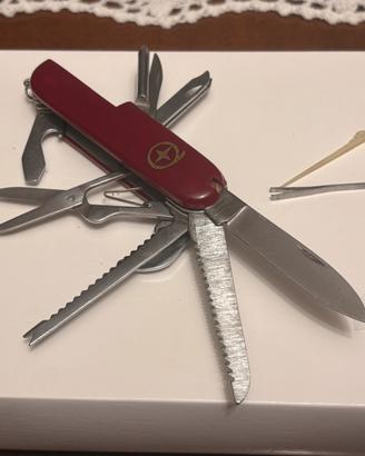 Coltellino svizzero vintage con 12 utensili