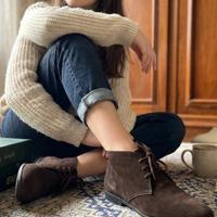 Stivaletti Kroll Chukka Marroni scamosciati