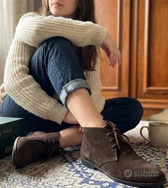 Stivaletti Kroll Chukka Marroni scamosciati