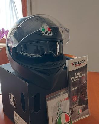 casco integrale per moto e scooter modello agv