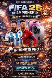iPhone 15 pro 256gb - Torneo fifa 26