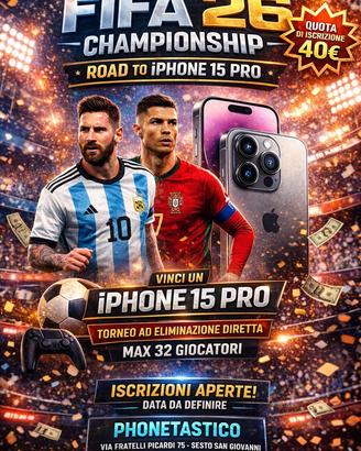 iPhone 15 pro 256gb - Torneo fifa 26