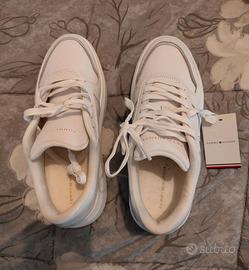 Snakers bianche da donna