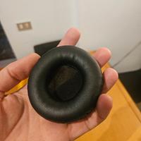 Copri padiglioni cuffie in eco pelle nera