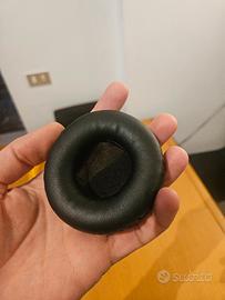 Copri padiglioni cuffie in eco pelle nera